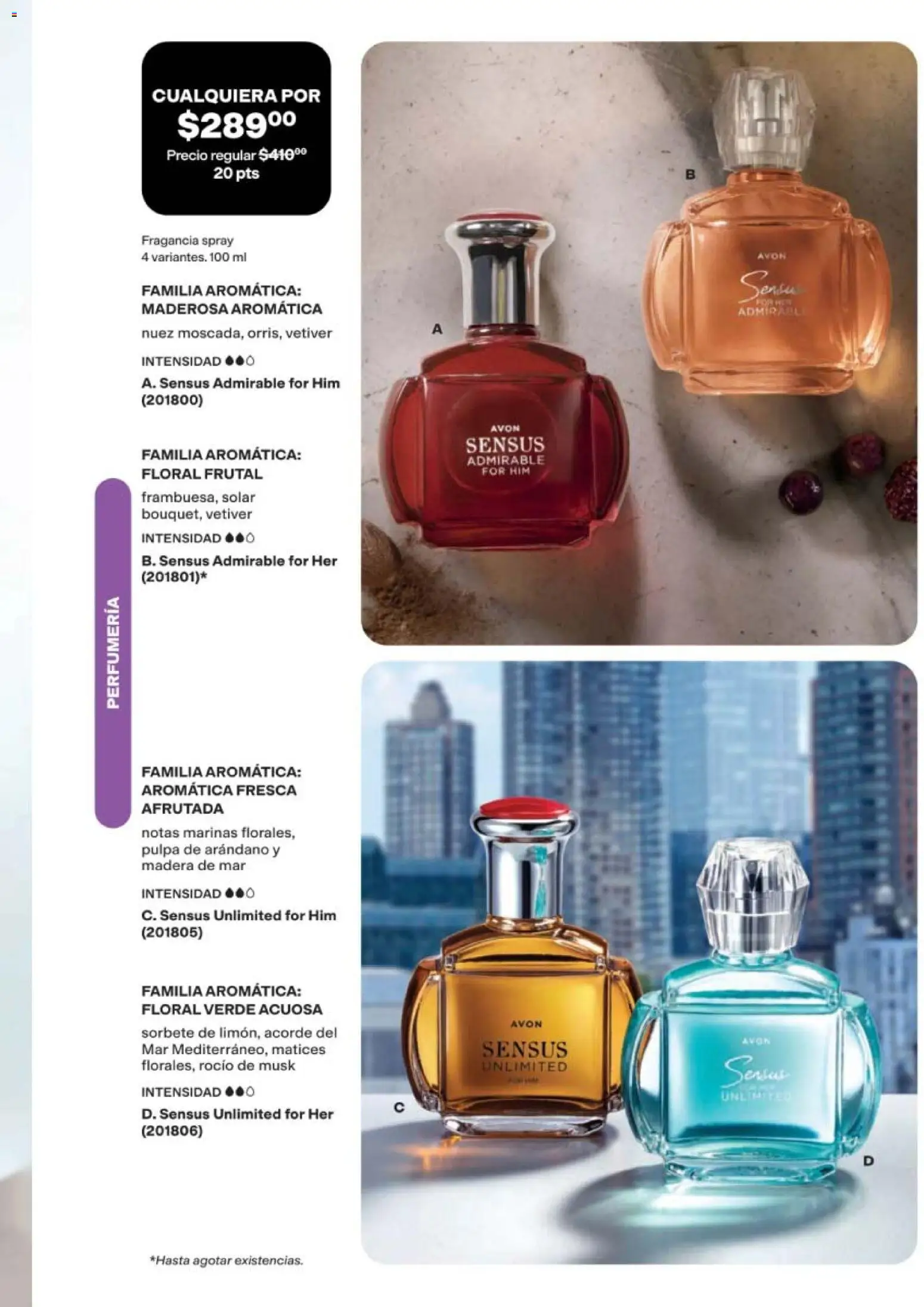 Nuevas ofertas de AVON válidas en toda la República Mexicana desde el 10/07/2026. ¡Encuentra las mejores ofertas en AVON campaña 11 2026! | Página: 73 | Productos: Nuez, Perfume, Fragancia