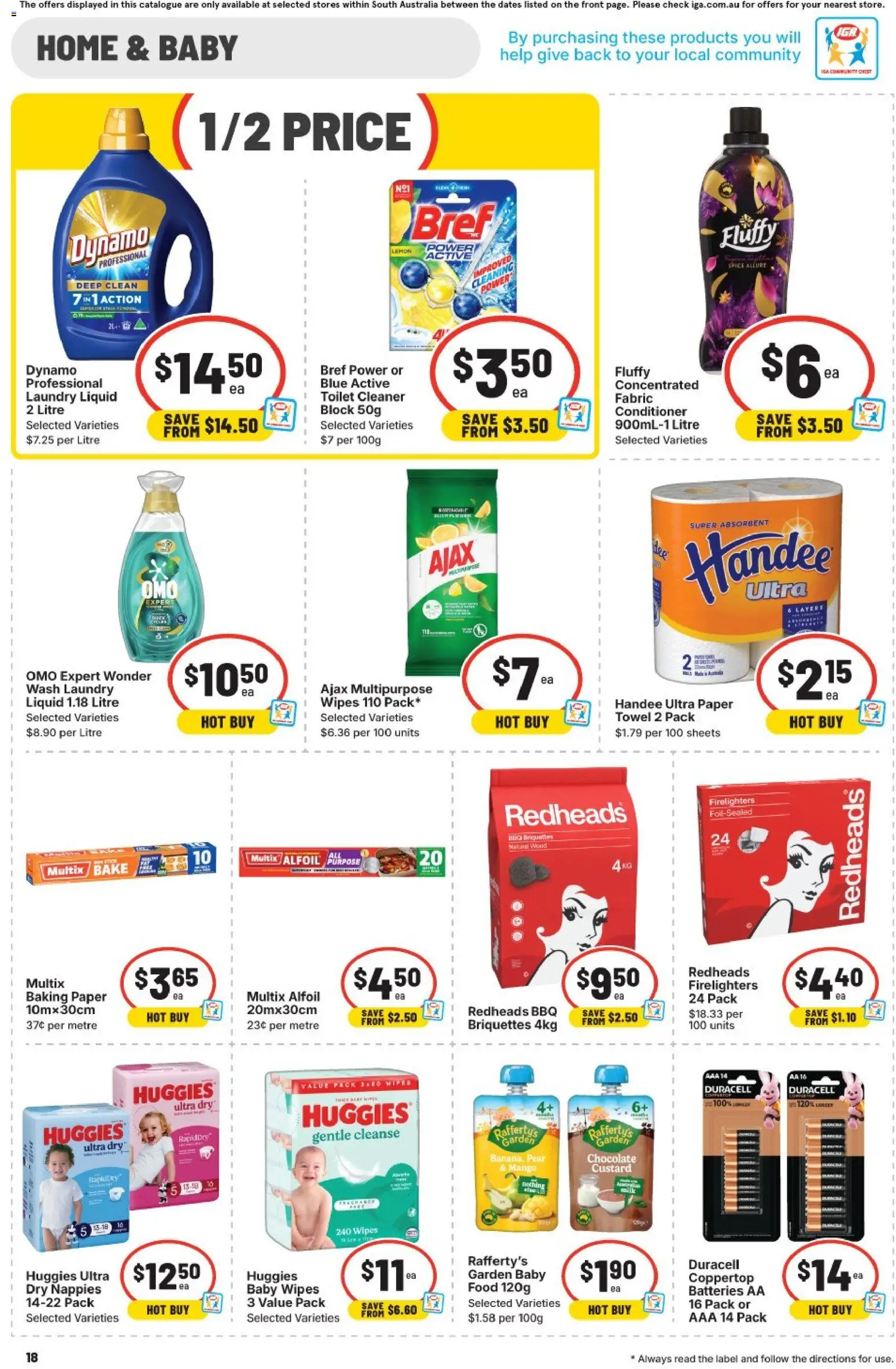 IGA catalogue - valid from 10.06.2026 | Page: 15 | Products: Toilet, Cleaner, Nappies, Laundry