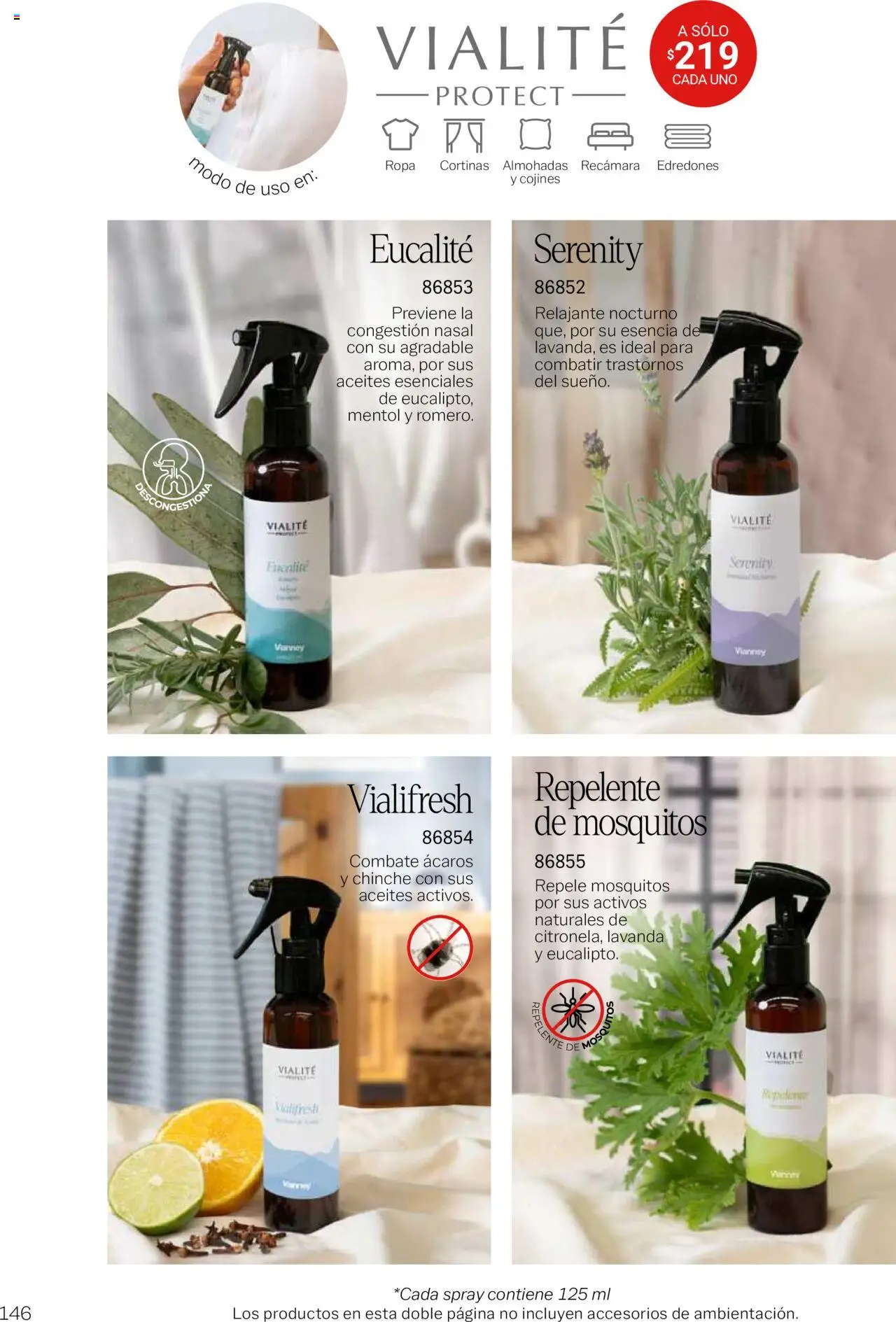 Nuevas ofertas de Vianney válidas en toda la República Mexicana desde el 15/08/2025. ¡Encuentra las mejores ofertas en Vianney - Catálogo Invierno! | Página: 148 | Productos: Repelente, Ropa, Cortinas