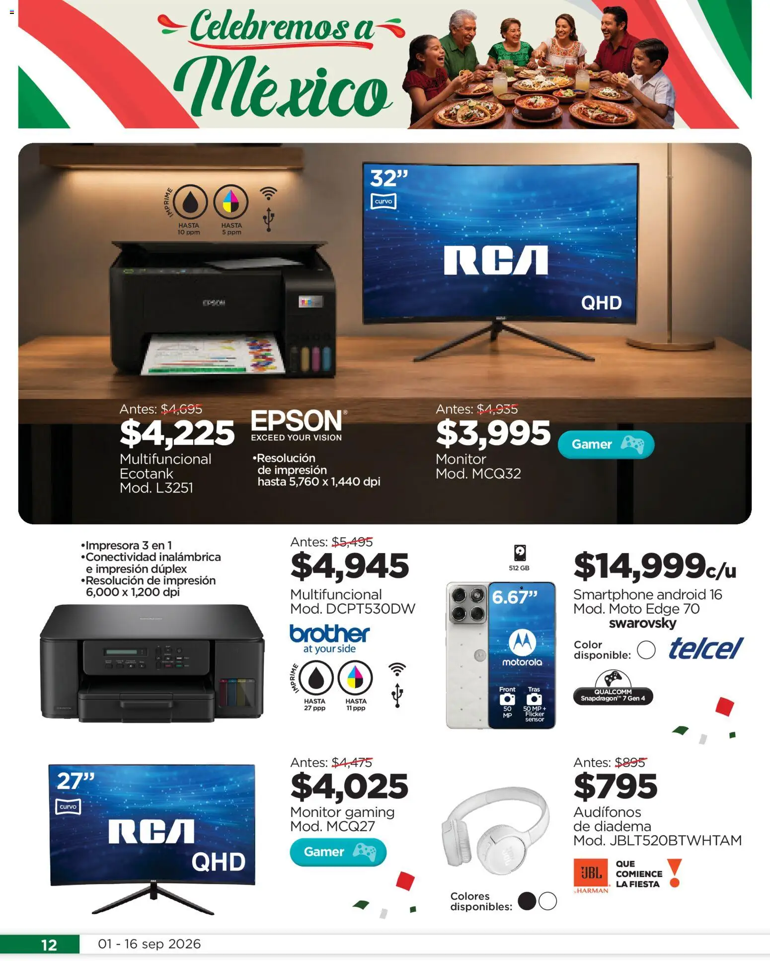 Nuevas ofertas de Chedraui válidas en toda la República Mexicana desde el 01/09/2026. ¡Encuentra las mejores ofertas en Chedraui folleto Llevarte más cuesta menos! | Página: 12