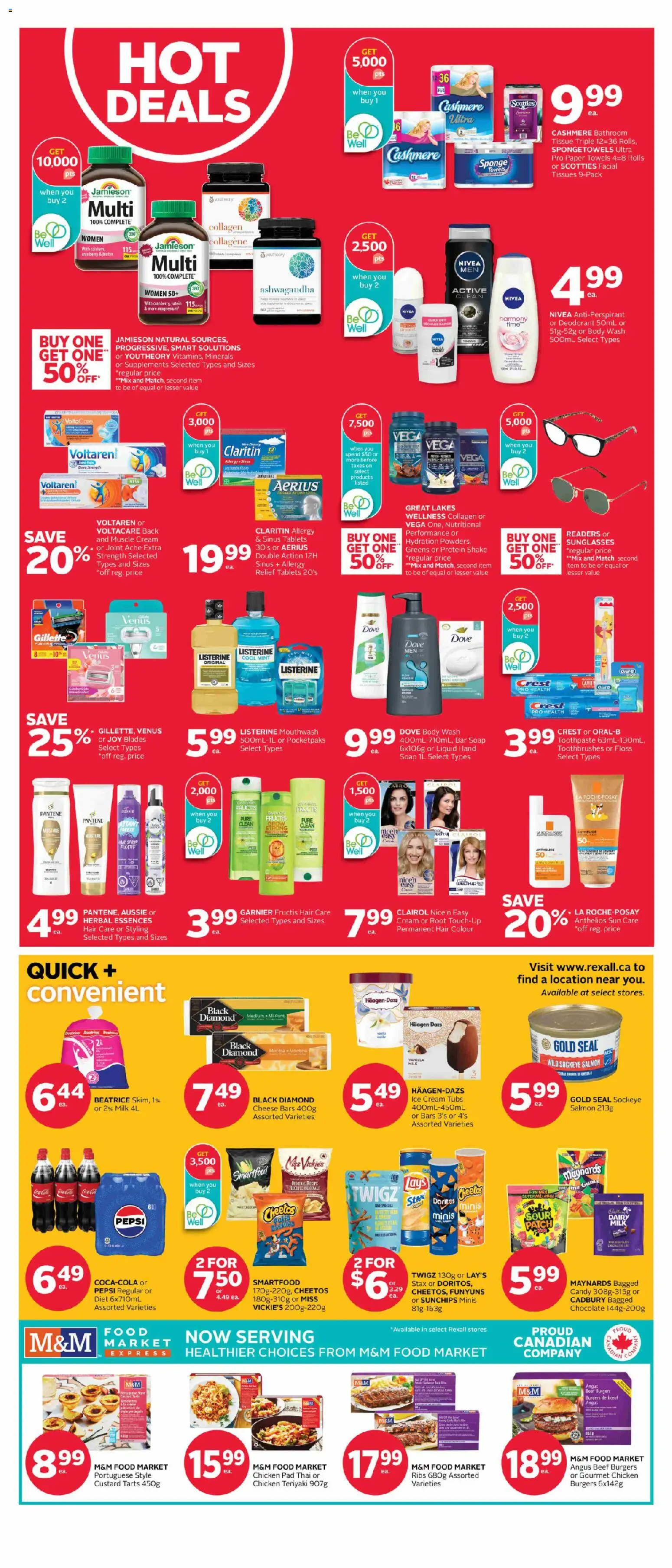 Rexall flyer valid from 29.05.2026 | Page: 5 | Products: Ice cream, Deodorant, Antiperspirant, Milk