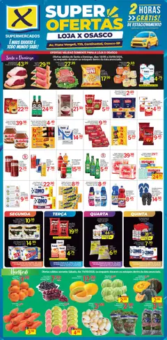 X Supermercados ofertas Osasco - Pré-Visualização do folheto da loja X Supermercados, válido de 18/09/2026