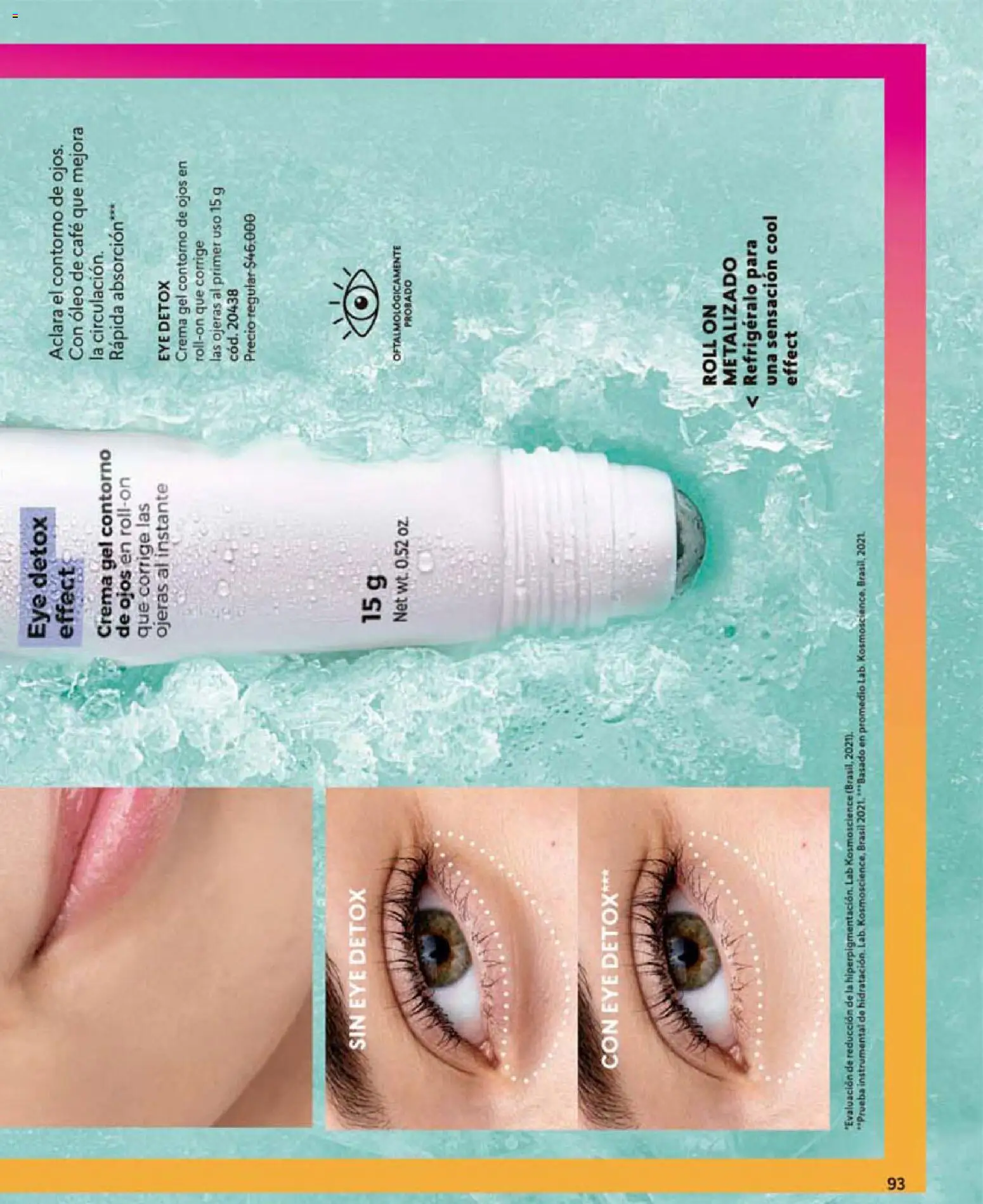 CyZone revista - valida desde el 19.05.2026 | Página: 93 | Productos: Crema, Contorno, Contorno de ojos, Café