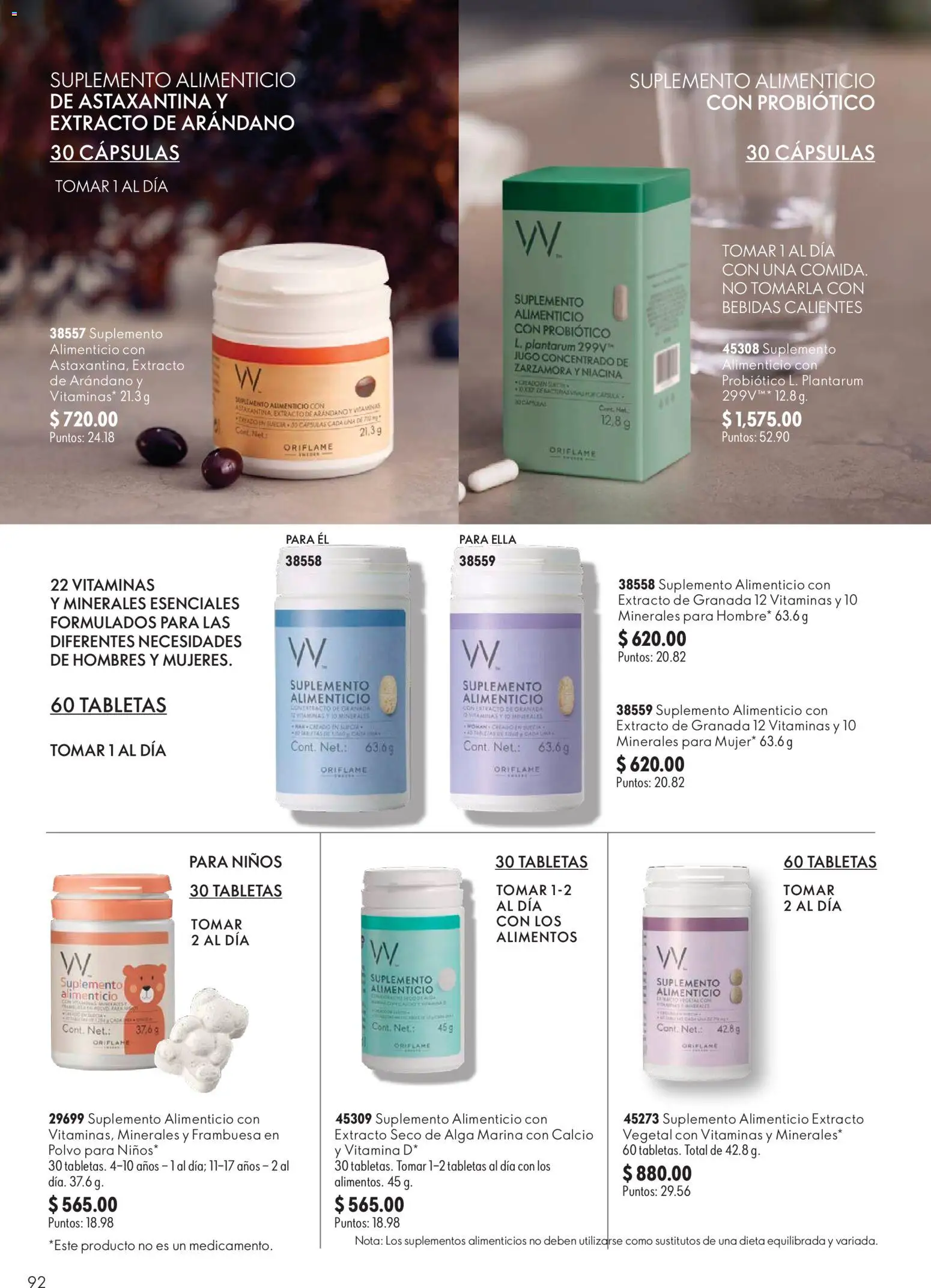 Nuevas ofertas de Oriflame válidas en toda la República Mexicana desde el 24/10/2026. ¡Encuentra las mejores ofertas en Oriflame Buen Mes! | Página: 92