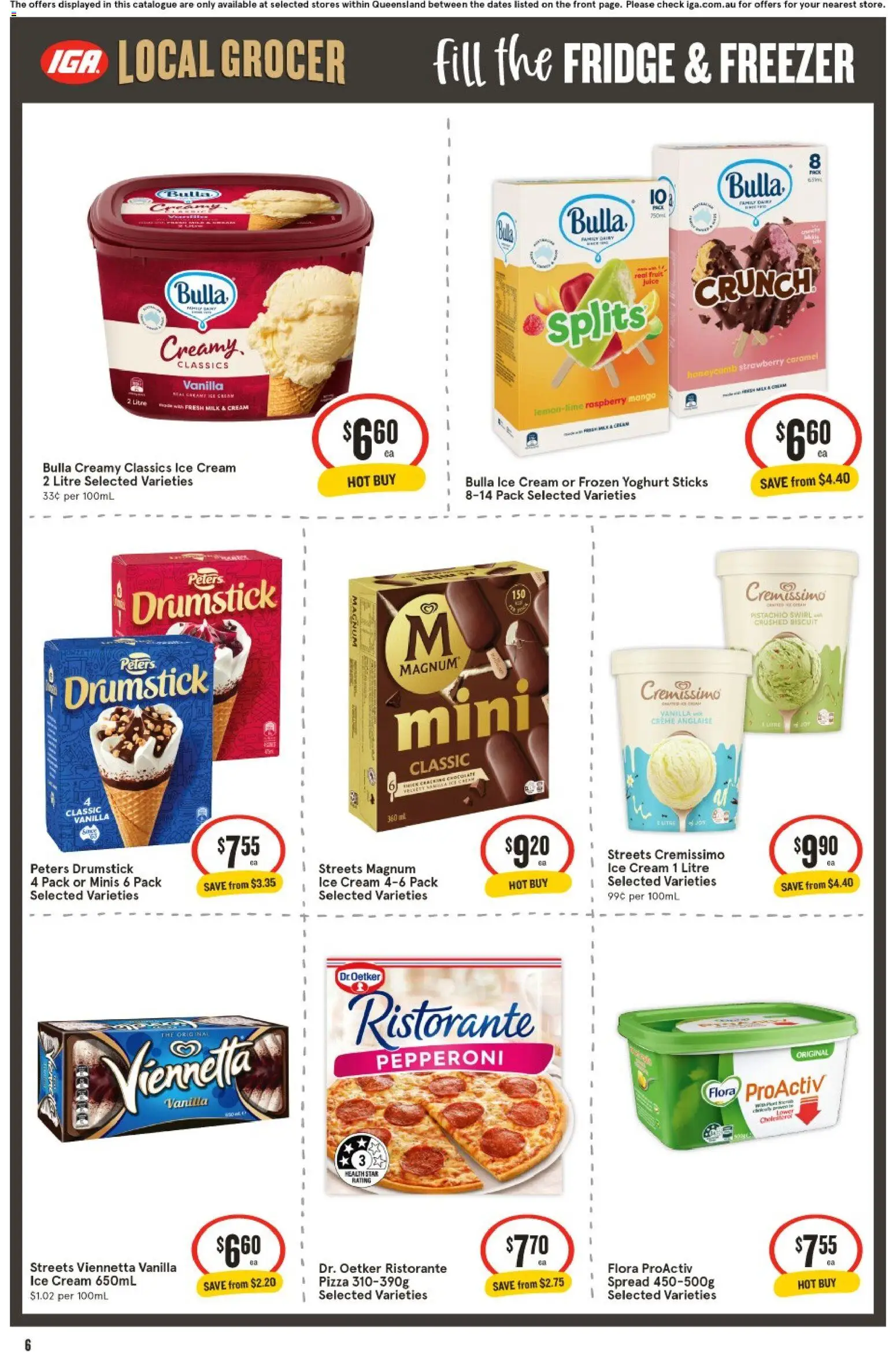 IGA catalogue - valid from 22/07/2026 | Page: 7 | Products: Milk, Yoghurt, Mango, Fridge
