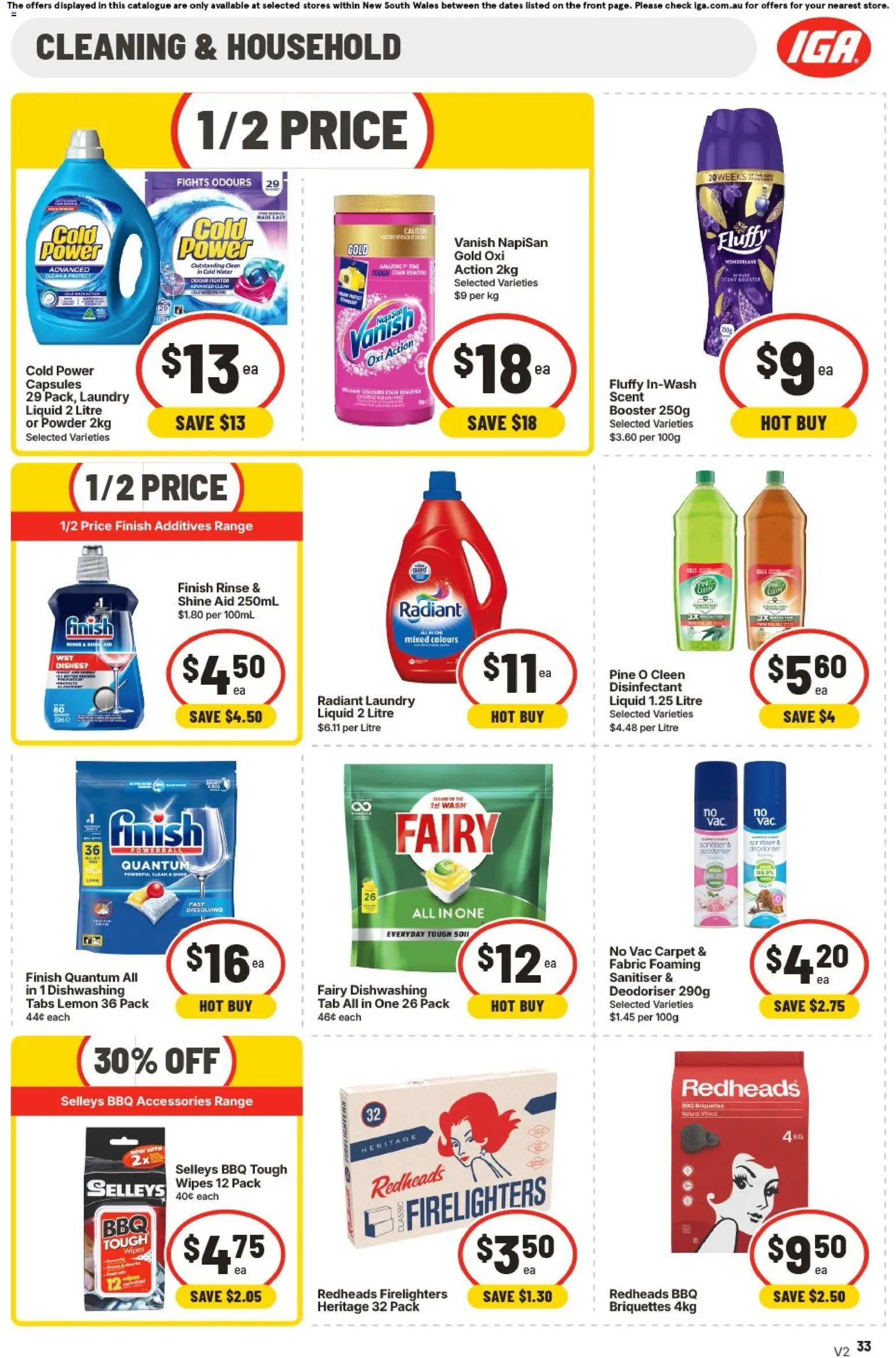 IGA catalogue - valid from 02/09/2026 | Page: 32 | Products: Carpet, Wood, Lemon, Accessories