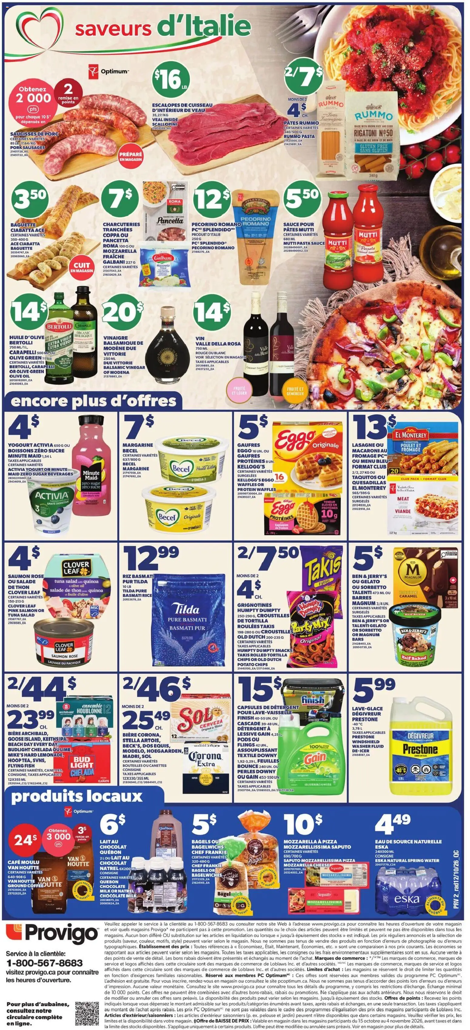 Provigo flyer valid from Oct 15, 2026 | Page: 2