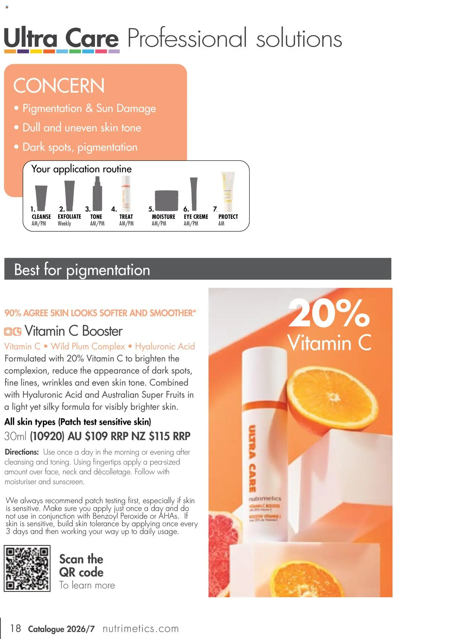 Nutrimetics catalogue - valid from 01/09/2026 | Page: 18 | Products: Light, Moisturiser, Fruits, Sensitive skin