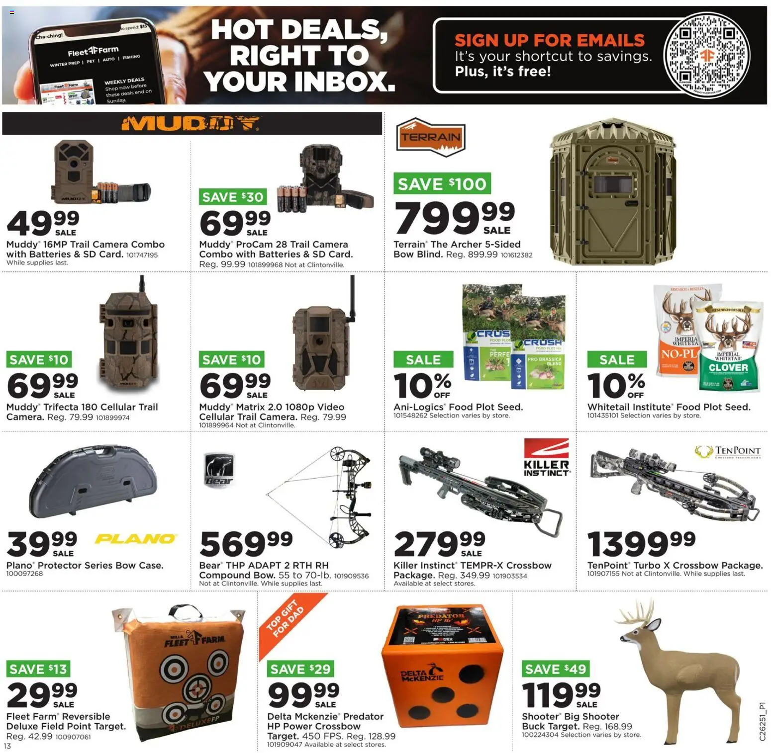 Mills Fleet Farm Weekly Ad - valid from 15.06.2026 | Page: 16 | Products: Crossbow, Video, Camera, Trail Camera