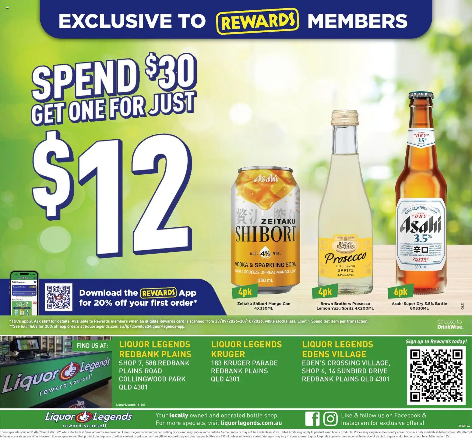Liquor Legends catalogue - valid from 23/09/2026 | Page: 8 | Products: Juice, Prosecco, Vodka, Lemon