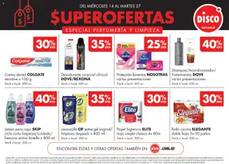 Vista previa Disco -Especial Perfumería y Limpieza válido desde el 14/10/2026