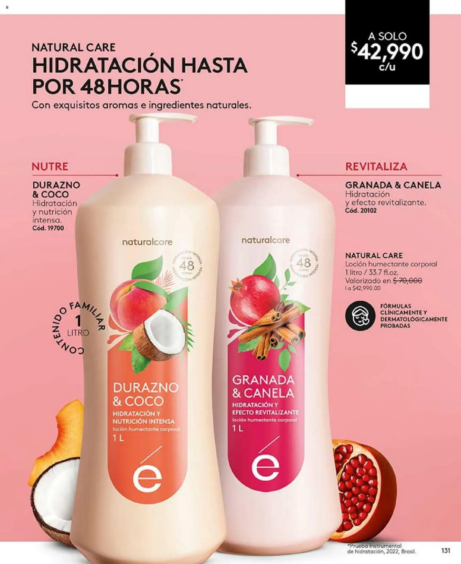 Ésika revista - valida desde el 04.05.2026 | Página: 133 | Productos: Loción, Coco, Durazno