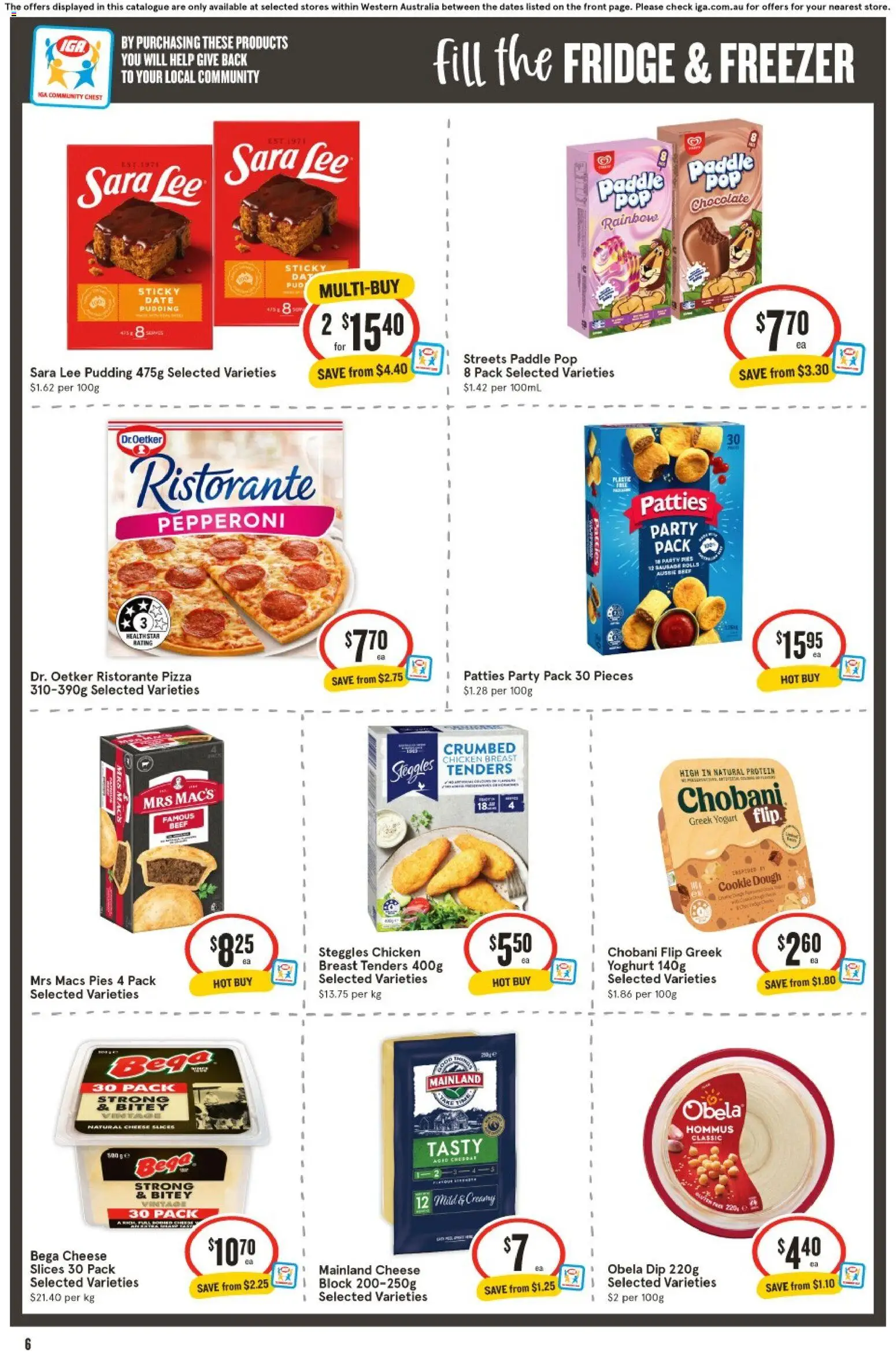 IGA catalogue - valid from 10.06.2026 | Page: 7 | Products: Chocolate, Chicken, Panties, Freezer