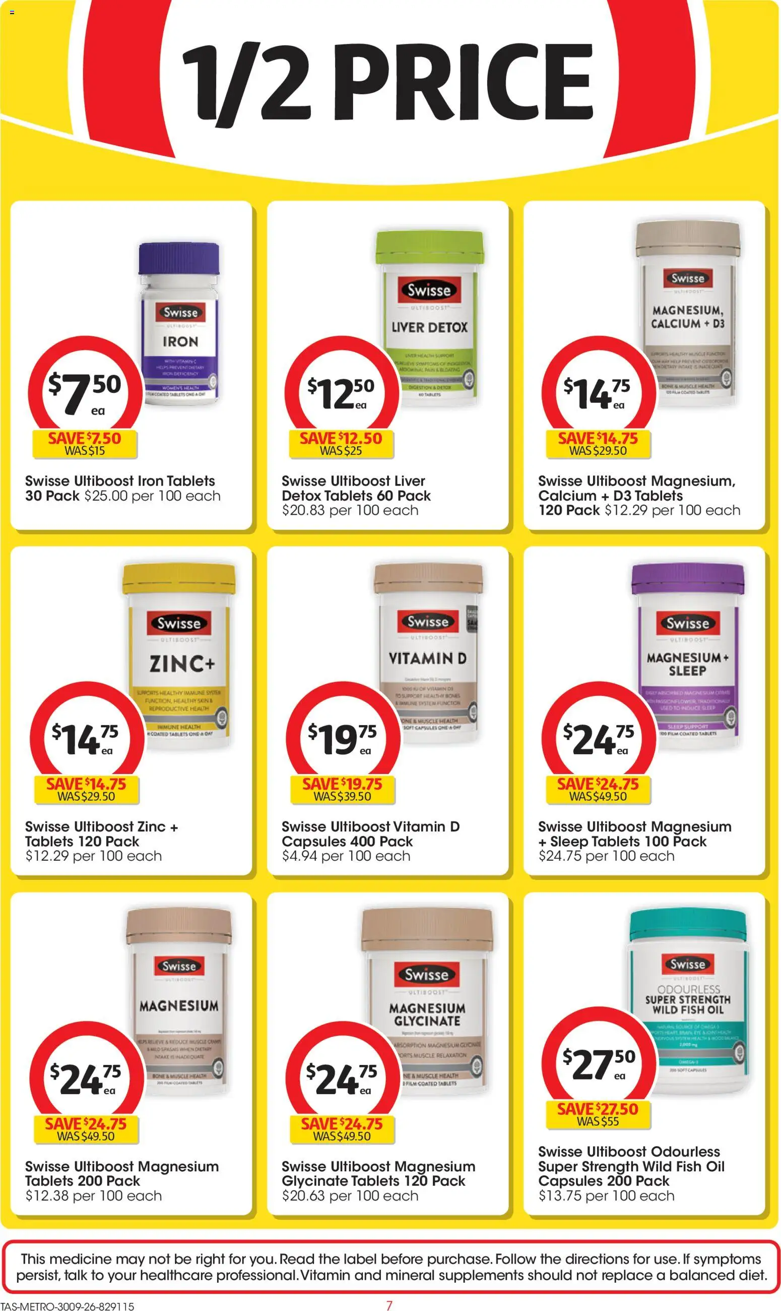 Coles catalogue - valid from 30/09/2026 | Page: 7 | Products: Oil, Fish, Capsules, Iron