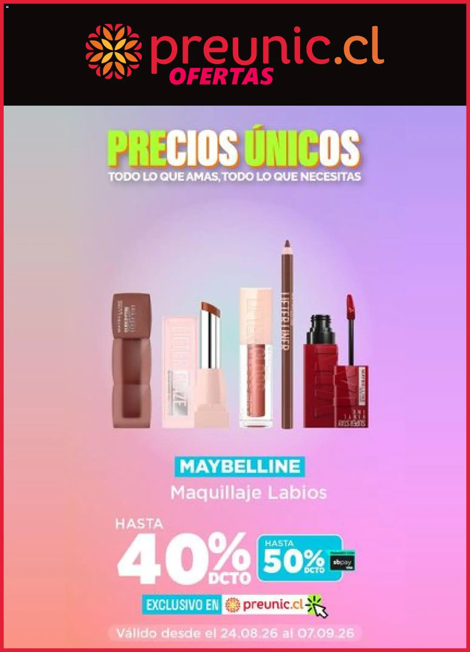 Preunic Ofertas │ válido desde el 27.08.2026 | Página: 2 | Productos: Maquillaje