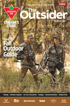 Preview of Canadian Tire flyer - The Outsider from shop Canadian Tire valid from Aug 27, 2026