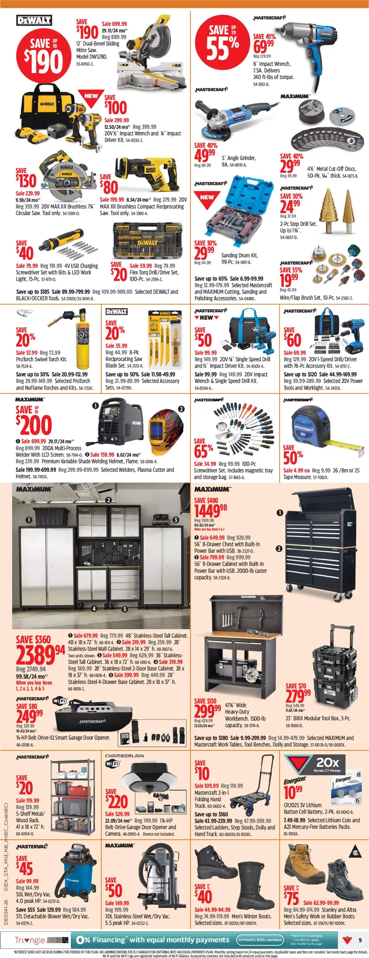 Canadian Tire flyer valid from Oct 8, 2026 | Page: 9