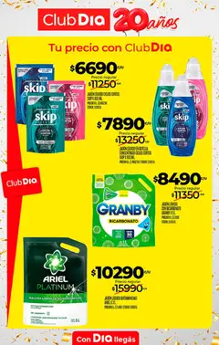 Vista previa JABÓN LÍQUIDO EN BOTELLA CONCENTRADO CICLOS CORTOS SKIP X 800 ML, JABÓN LÍQUIDO EN BOTELLA CONCENTRADO CICLOS CORTOS SKIP X 800 ML válido desde el 09/09/2026 | Página: 35