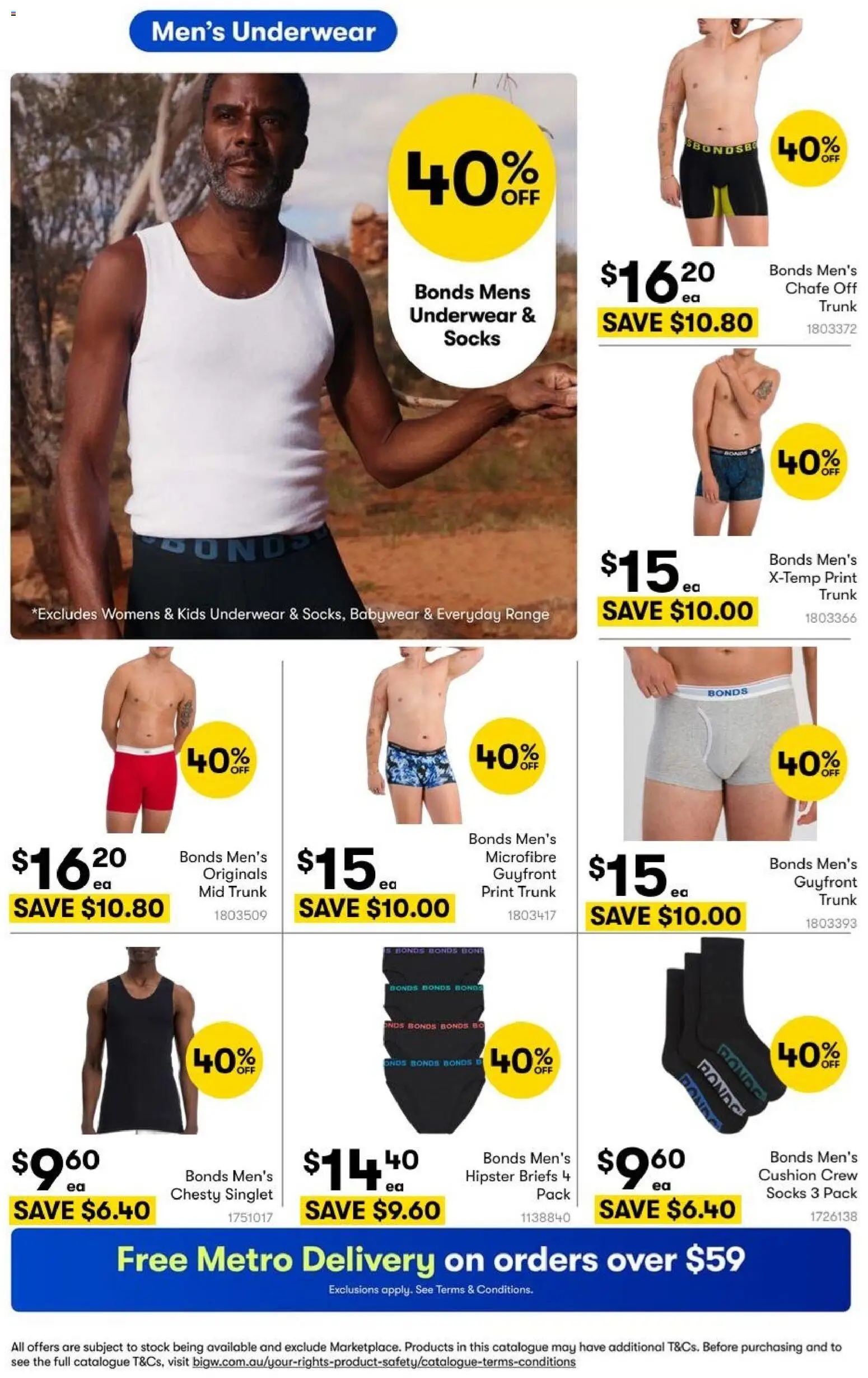 Big W catalogue - valid from 20/08/2026 | Page: 15 | Products: Cushion, Underwear, Socks, Briefs