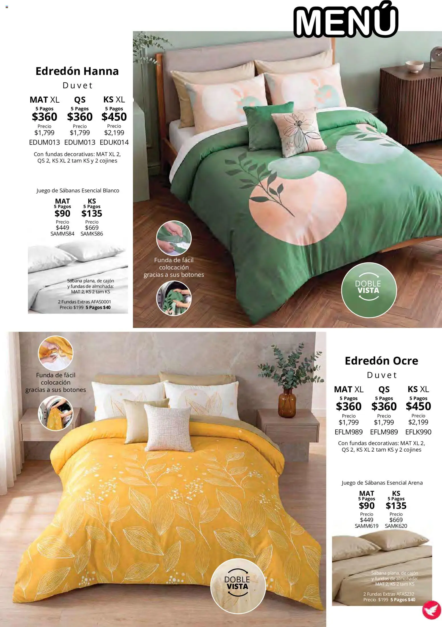 Nuevas ofertas de Colchas Concord válidas en toda la República Mexicana desde el 15/10/2026. ¡Encuentra las mejores ofertas en Colchas Concord catálogo! | Página: 21