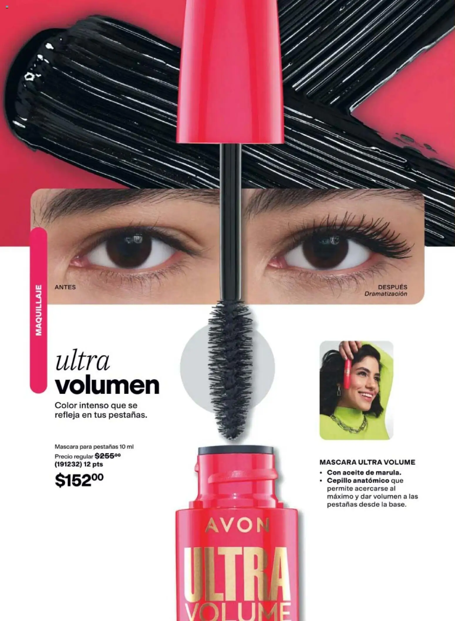 Nuevas ofertas de AVON válidas en toda la República Mexicana desde el 21/08/2026. ¡Encuentra las mejores ofertas en AVON campaña 13 2026! | Página: 14 | Productos: Cepillo, Máscara, Aceite, Maquillaje