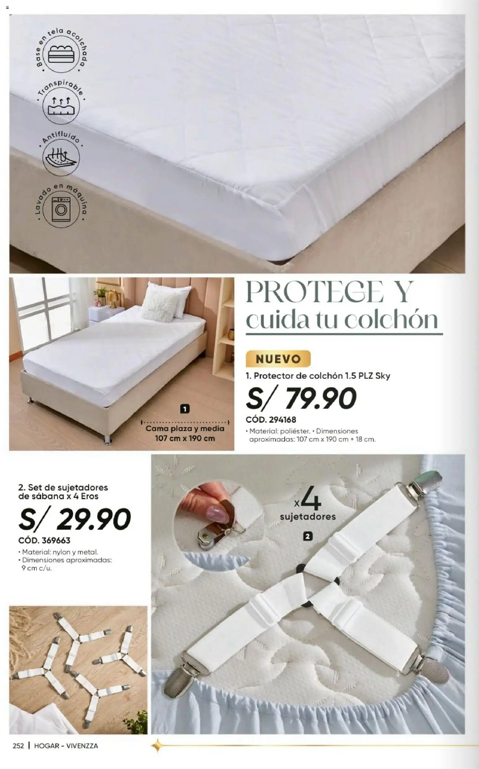 Catálogo Azzorti válido desde 20/09/2026 | Página: 254 | Productos: Cama, Colchón