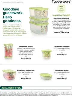 Preview of Tupperware weekly flyer from shop Tupperware valid from 01.06.2026