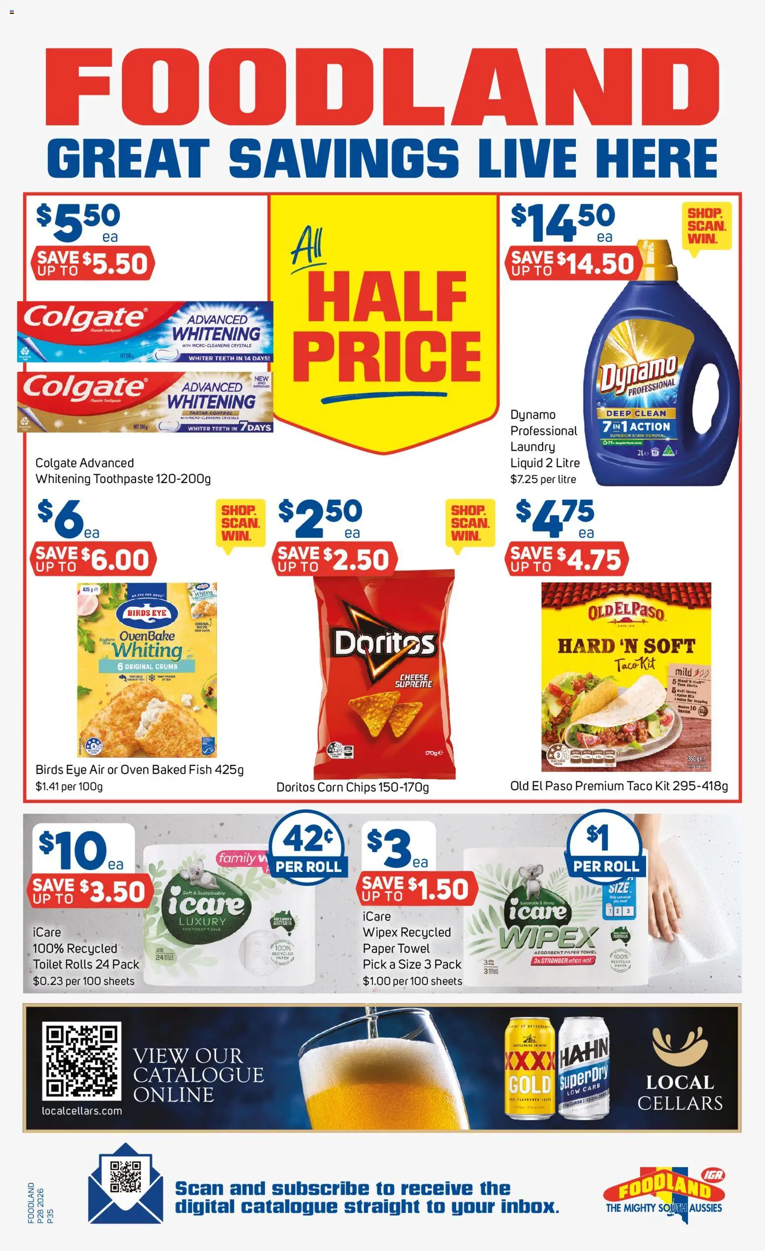 Foodland catalogue - valid from 08/07/2026 | Page: 35 | Products: Fish, Chips, Sustainable, Salsa