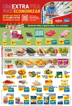 Extra ofertas de Mercado Terça e Quinta - Pré-Visualização do folheto da loja Extra, válido de 12.05.2026