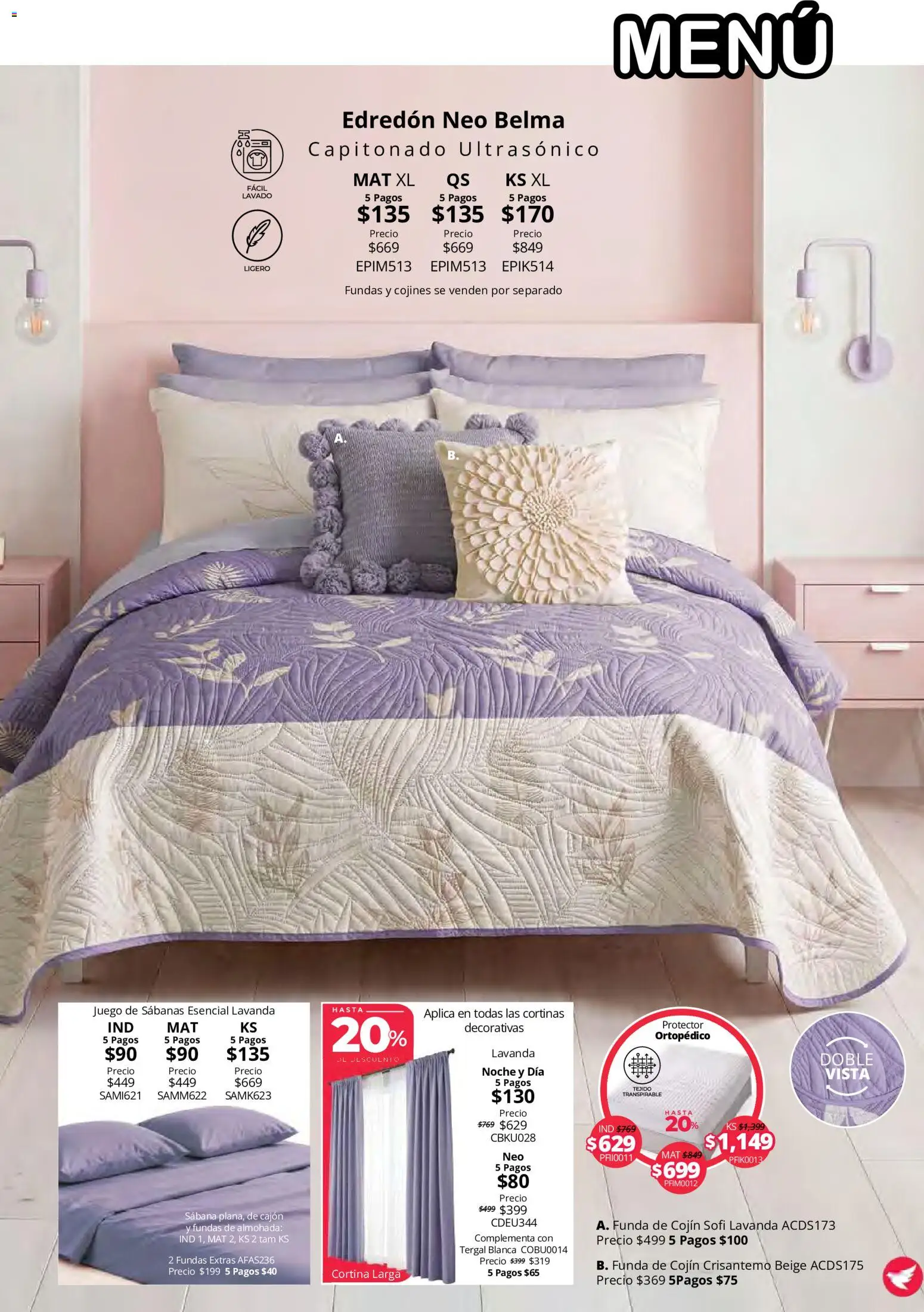 Nuevas ofertas de Colchas Concord válidas en toda la República Mexicana desde el 15/10/2026. ¡Encuentra las mejores ofertas en Colchas Concord catálogo! | Página: 75