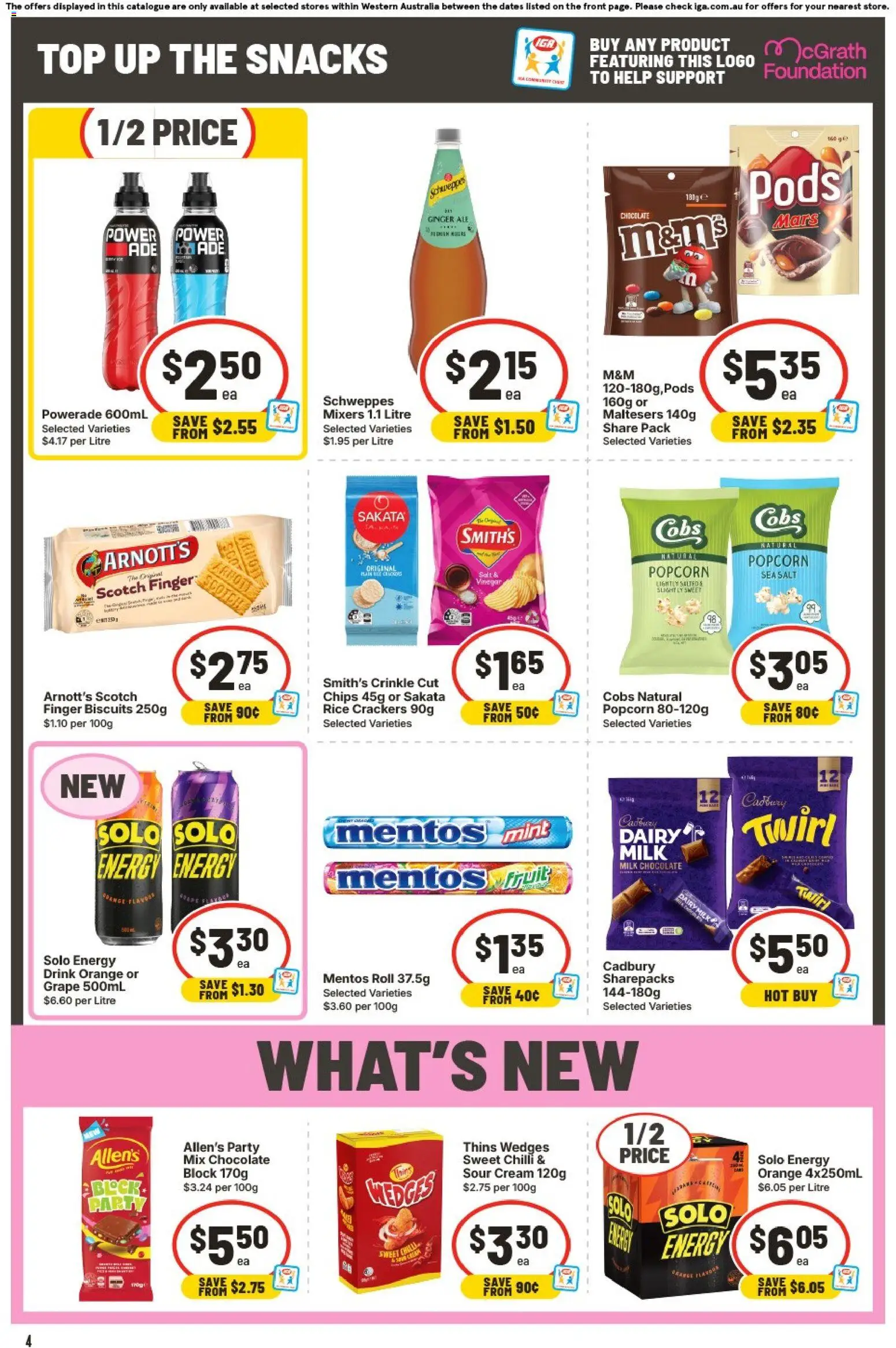 IGA catalogue - valid from 09/09/2026 | Page: 5 | Products: Sour cream, Popcorn, Salt, Chilli