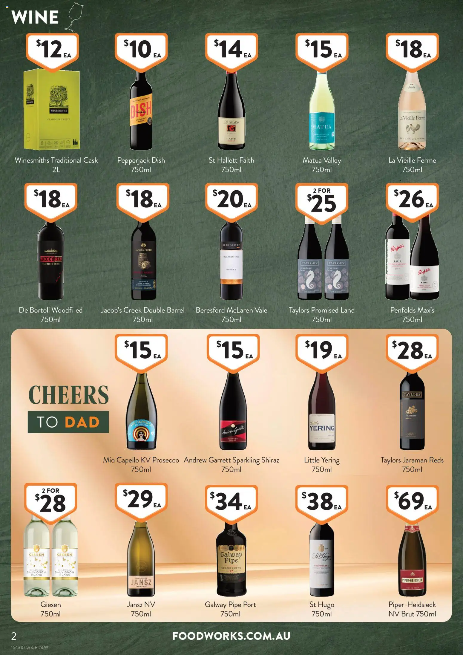 Foodworks catalogue - valid from 26/08/2026 | Page: 2 | Products: Wine, Prosecco