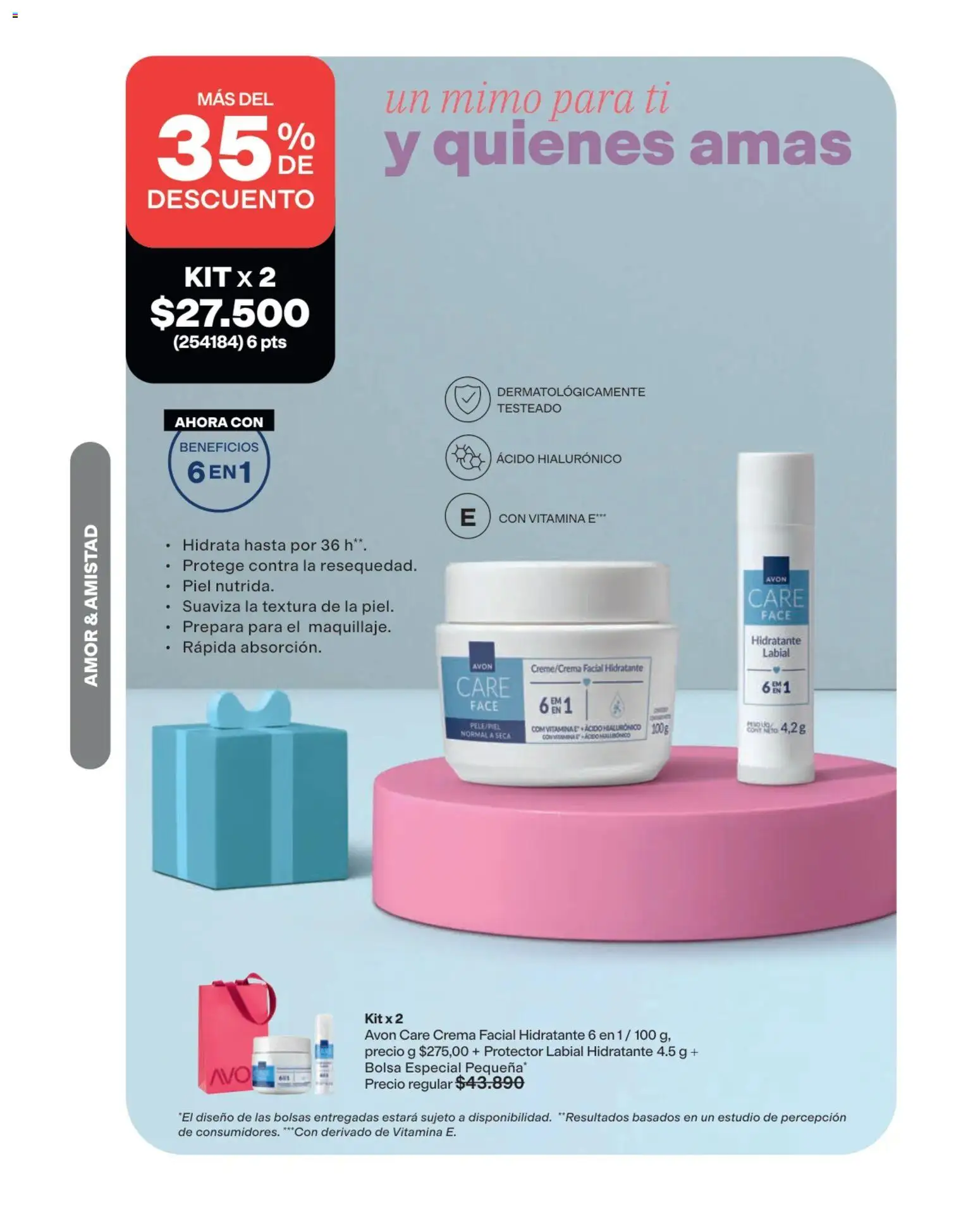 Avon revista - valida desde el 03/08/2026 | Página: 36 | Productos: Crema, Bolsa