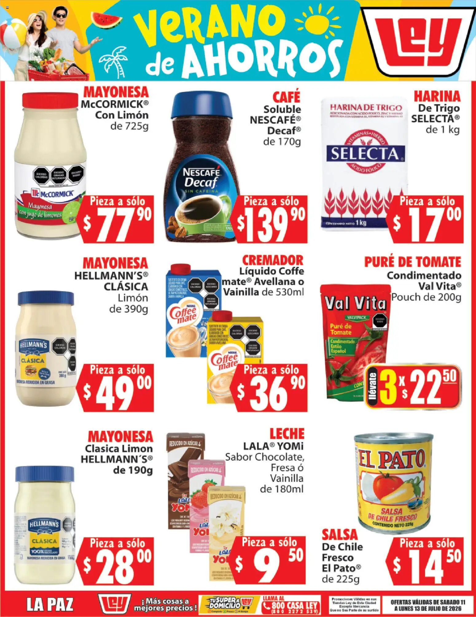 Nuevas ofertas de Casa Ley válidas en toda la República Mexicana desde el 11/07/2026. ¡Encuentra las mejores ofertas en Casa Ley folleto Verano de ahorros! | Página: 2