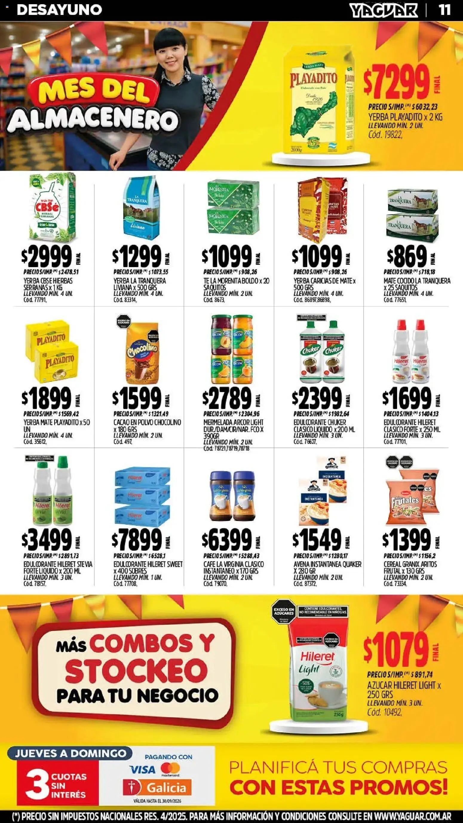Yaguar - Ofertas │ válido desde el 28/09/2026 | Página: 11