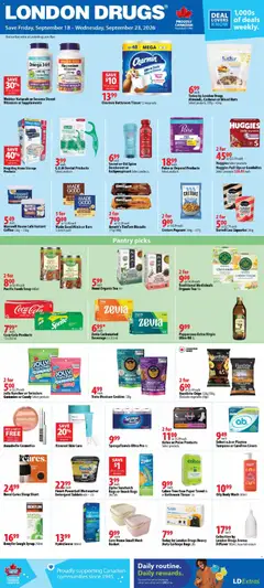 Preview of London Drugs weekly flyer / circulaire from shop London Drugs valid from Sep 18, 2026