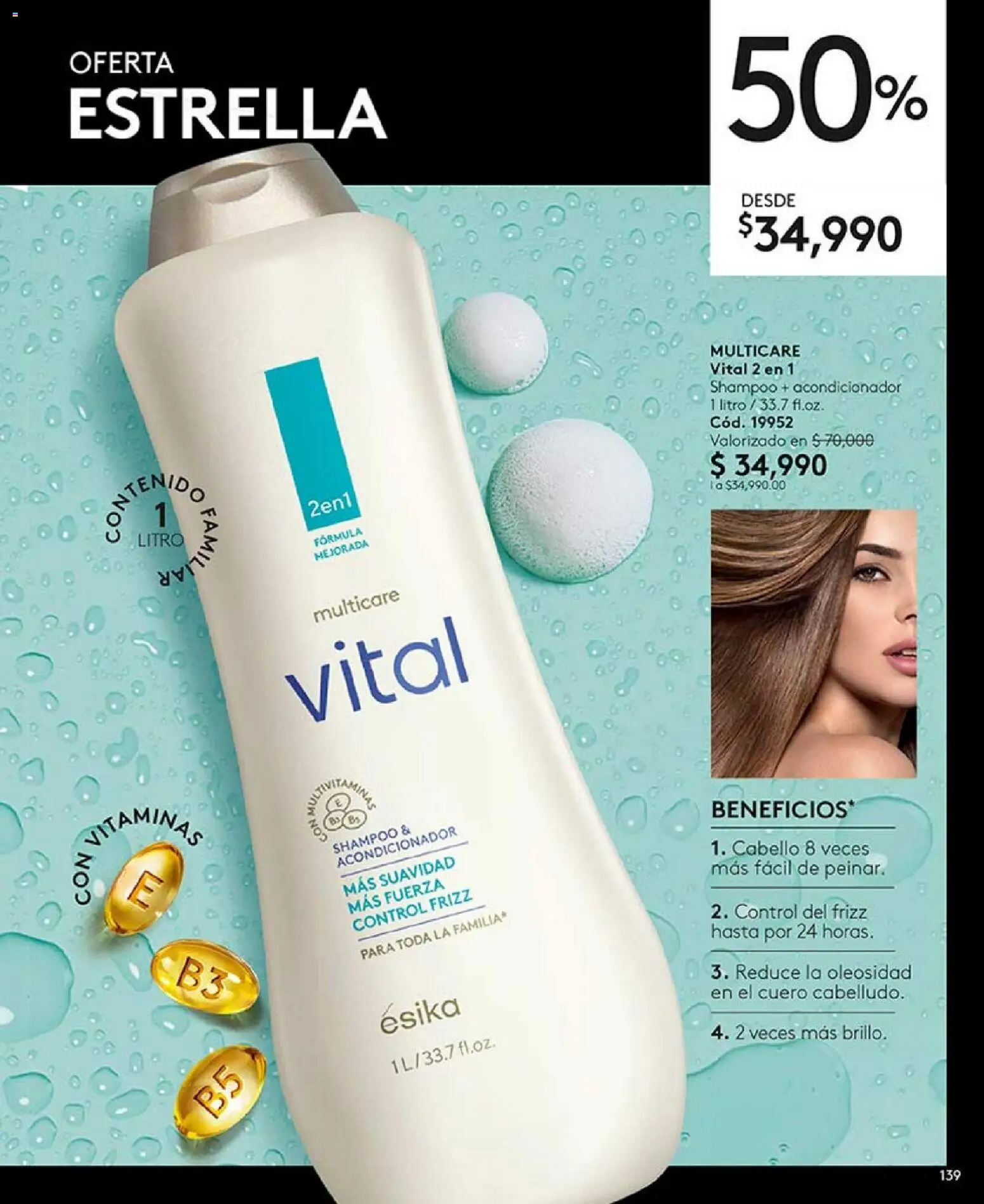 Ésika revista - valida desde el 04.05.2026 | Página: 141 | Productos: Shampoo, Acondicionador