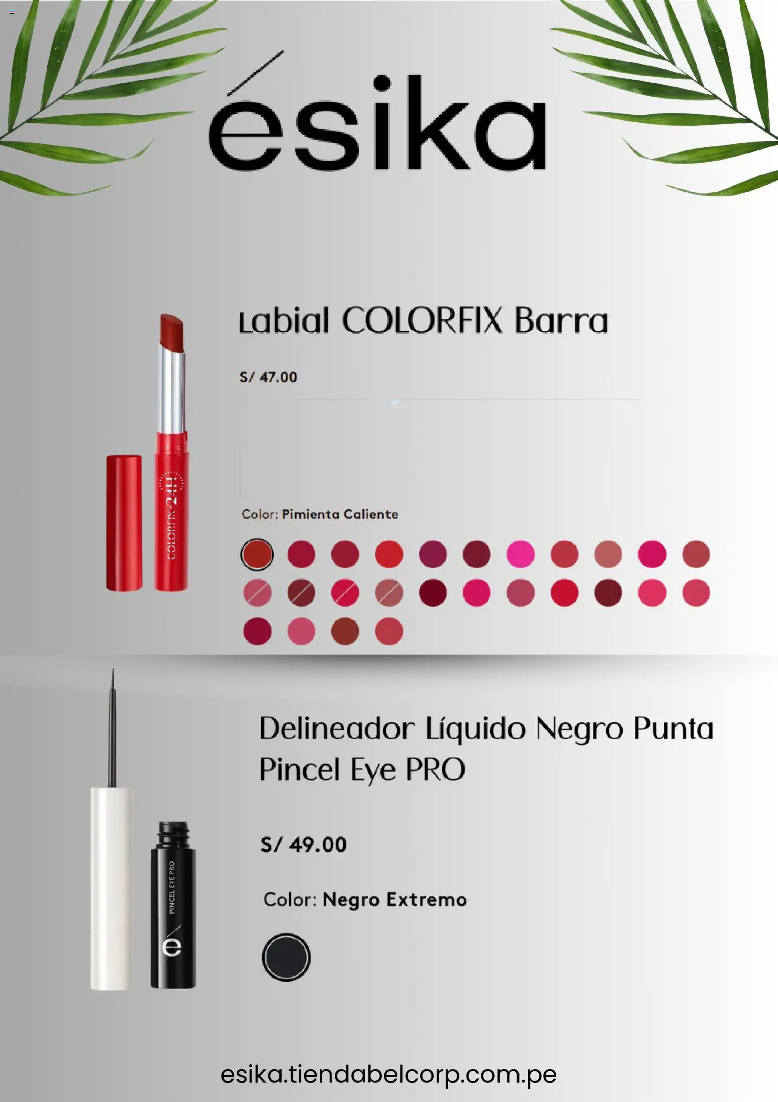 Catálogo Ésika válido desde 13/07/2026 | Página: 5 | Productos: Delineador, Pincel