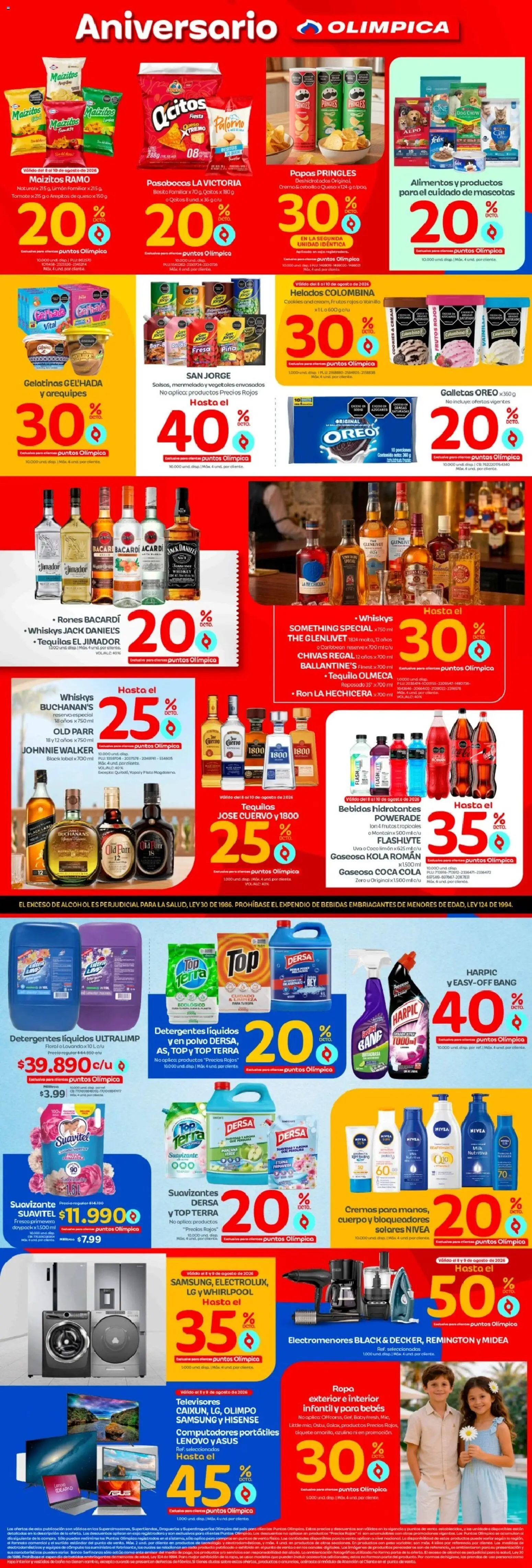 Olímpica revista - valida desde el 08/08/2026 | Página: 2 | Productos: Limón, Tomate, Polvo, Coco