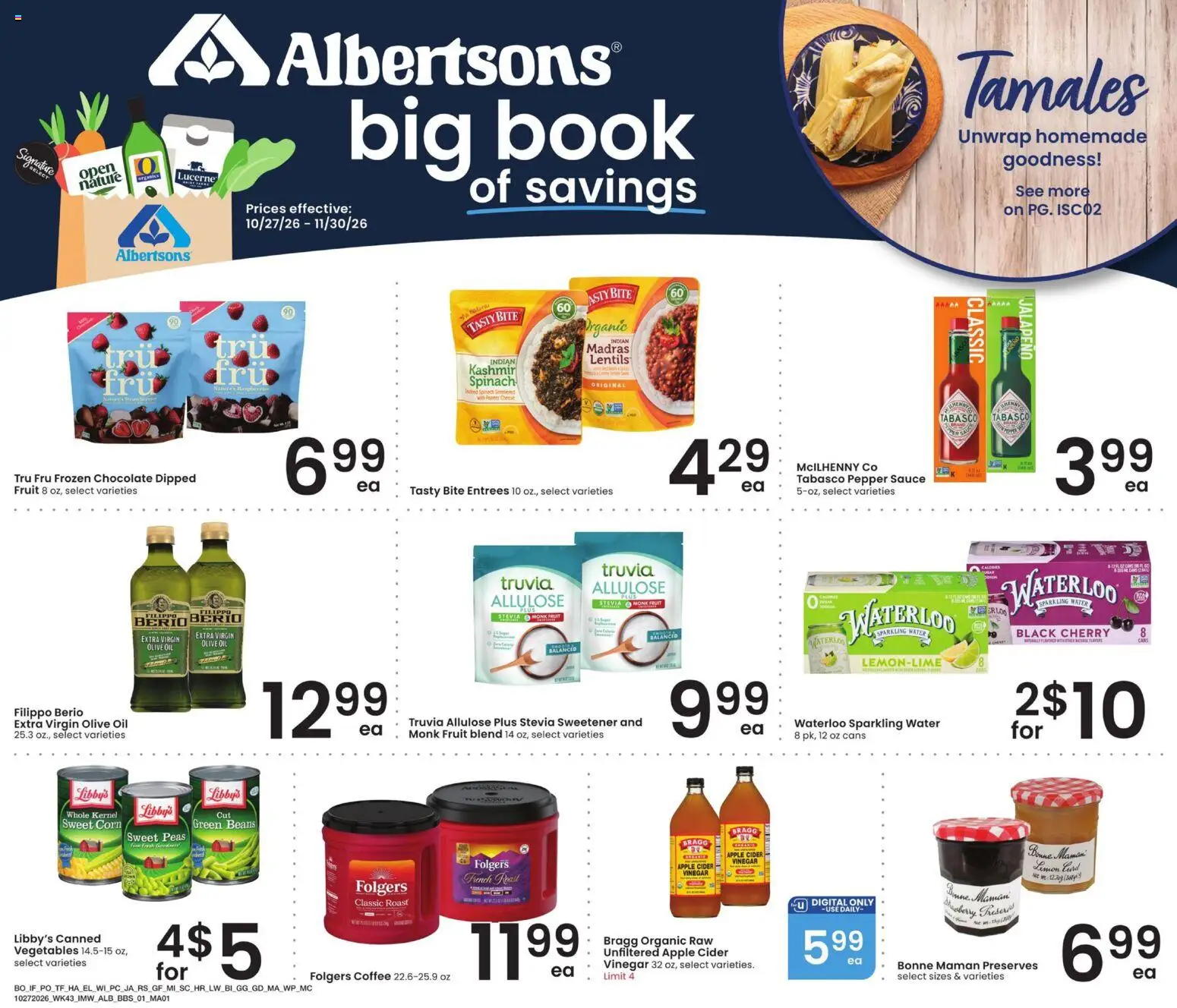 Albertsons Big Book of Savings - valid from 10/27/2026 | Page: 1