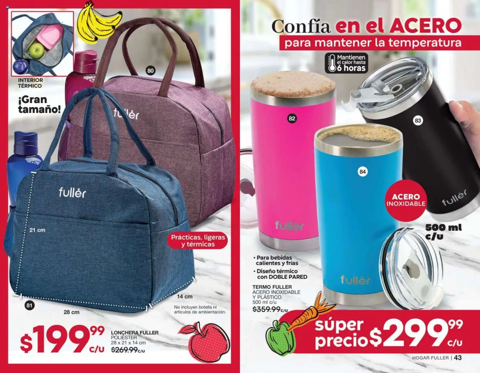 Nuevas ofertas de Fuller válidas en toda la República Mexicana desde el 02/09/2026. ¡Encuentra las mejores ofertas en Fuller campaña 11 2026! | Página: 23 | Productos: Bebidas, Botella, Termo