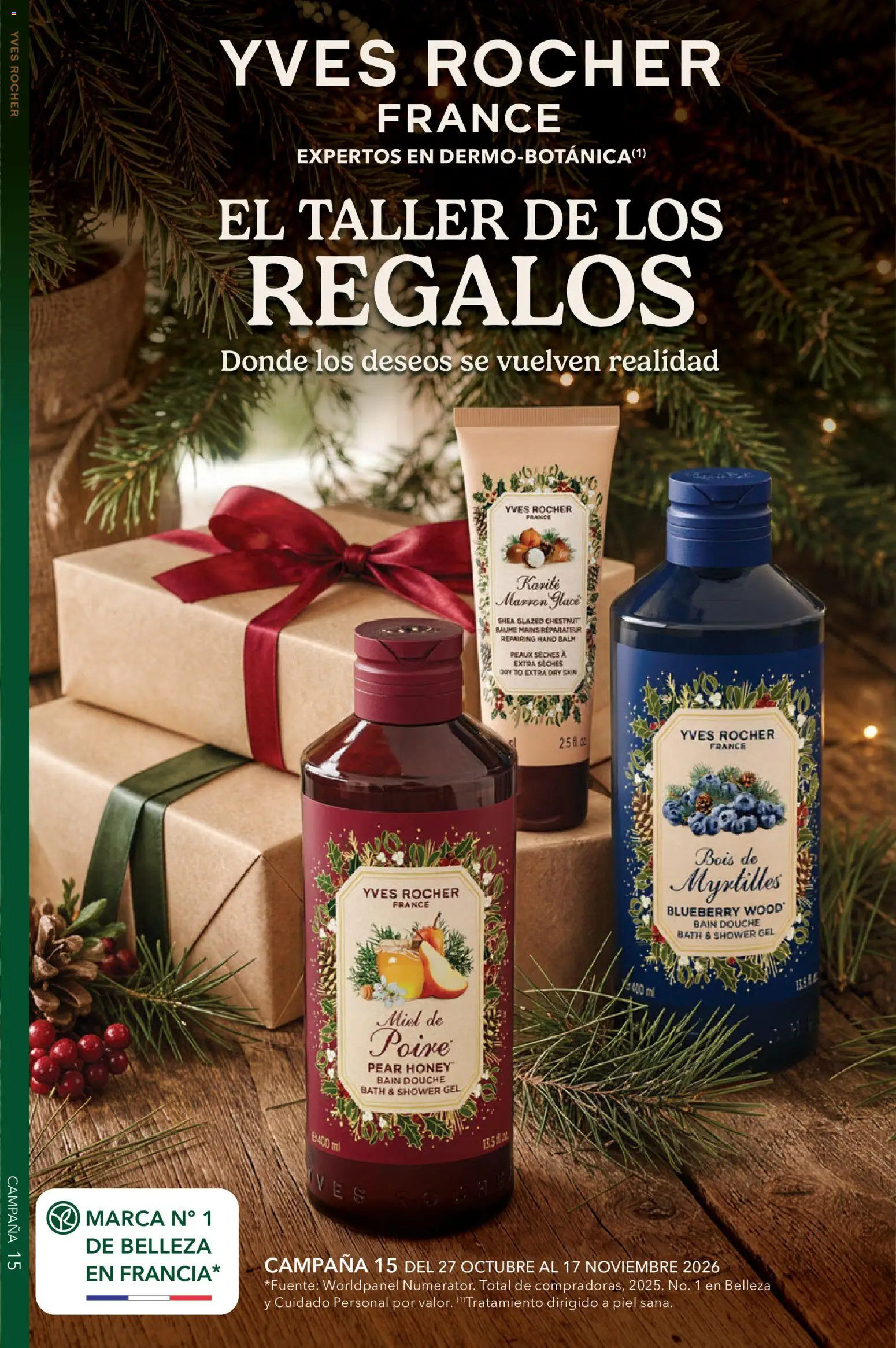 Nuevas ofertas de Yves Rocher válidas en toda la República Mexicana desde el 27/10/2026. ¡Encuentra las mejores ofertas en Yves Rocher campaña 15 2026! | Página: 1