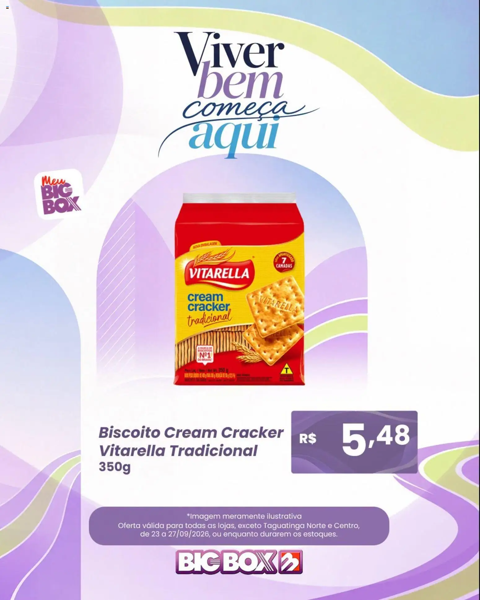 Big Box Folheto - válido de 23/09/2026 | Página: 8 | Produtos: Biscoito, Cream cracker