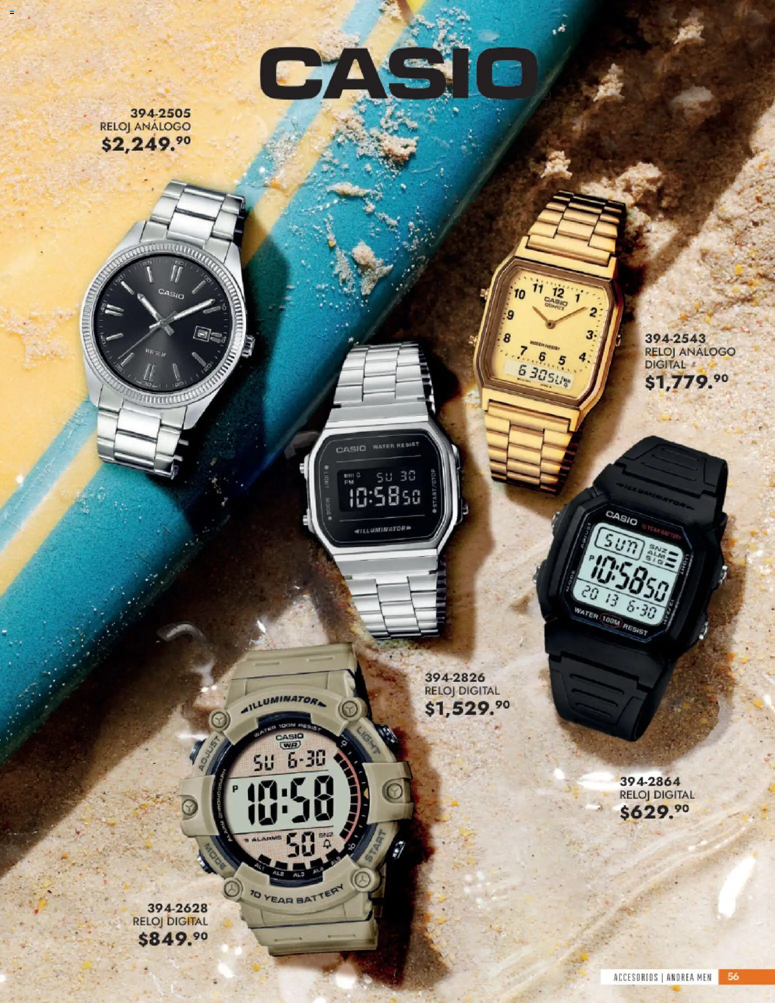 Nuevas ofertas de Andrea válidas en toda la República Mexicana desde el 24/05/2026. ¡Encuentra las mejores ofertas en Andrea catálogo Accesorios para todos! | Página: 56 | Productos: Reloj