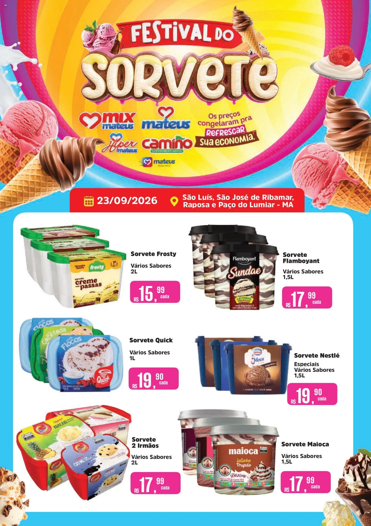 Mateus Quarta-feira 23 Setembro Ofertas Top