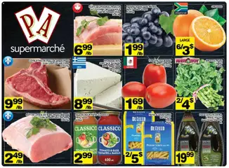 Preview of Pa Supermarché weekly flyer / circulaire from shop Pa Supermarché valid from Oct 19, 2026