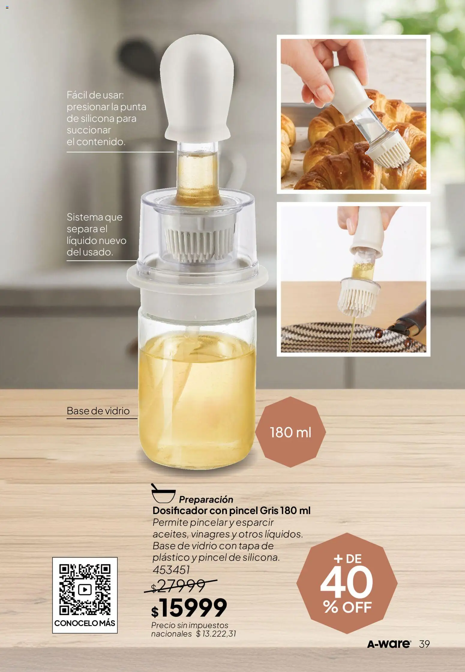 Tupperware Folleto │ válido desde el 01/09/2026 | Página: 40 | Productos: Pincel