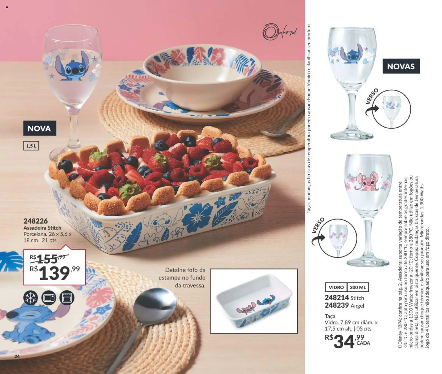 Avon Folheto - válido de 01/09/2026 | Página: 24 | Produtos: Forno, Freezer, Copos, Assadeira