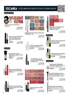 Vista previa de Oriflame campaña 13 2026, nuevo folleto de la tienda, válido en México a partir del 12/09/2026 | Página: 50 | Productos: Serum, Máscara, Agua, Delineador