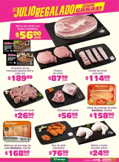 Vista previa de Soriana Fin de Semana Súper: Tijuana, Mexicali, Ensenada, San Luis Río Colorado y Tecate, nuevo folleto de la tienda, válido en México a partir del 10/07/2026 | Página: 4 | Productos: Pollo, Milanesa, Cerdo, Res